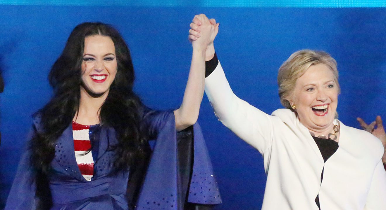 Entity loves Hillary Clinton's guest appearance to support Katy Perry at the UNICEF Gala.