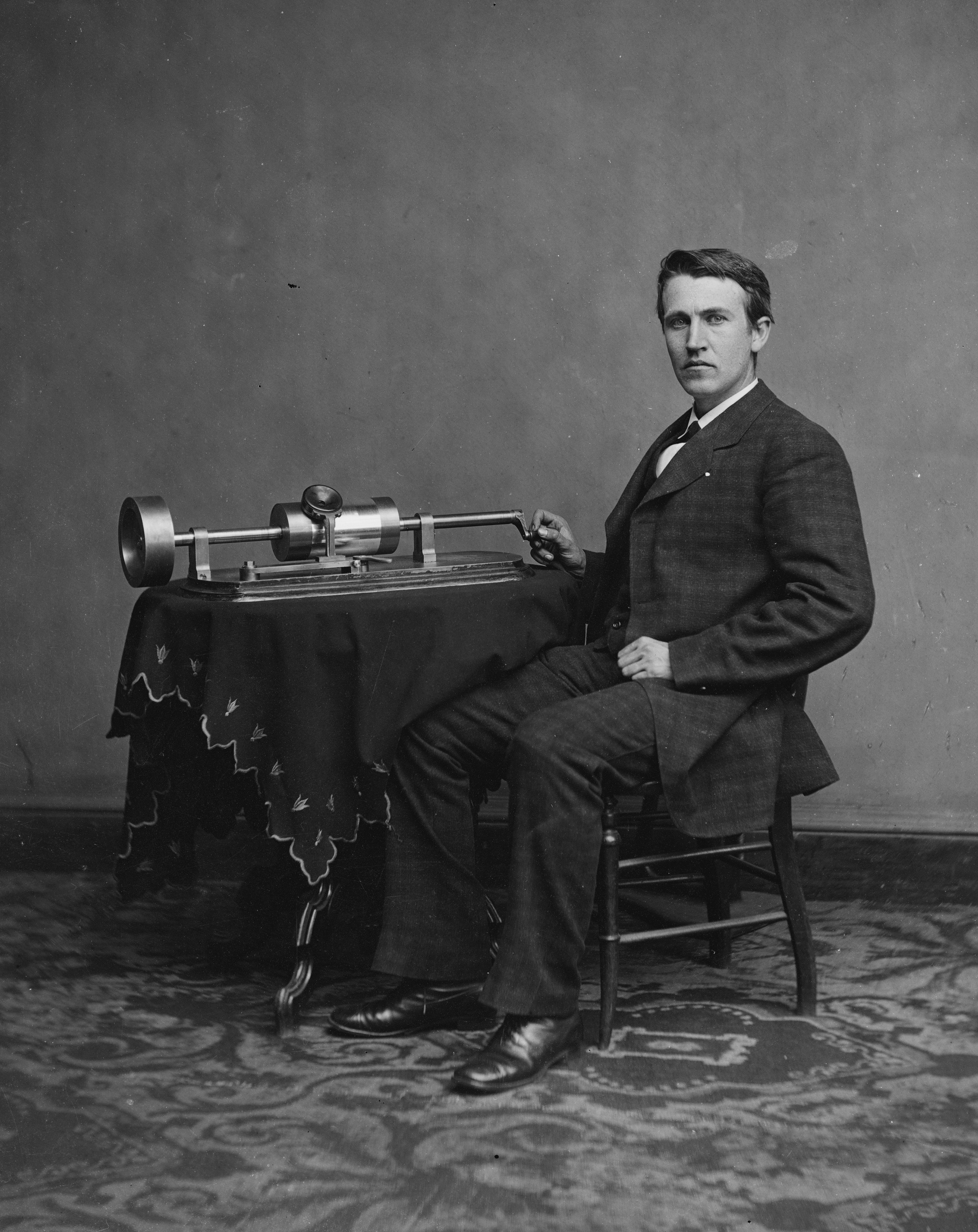 Edison_and_phonograph