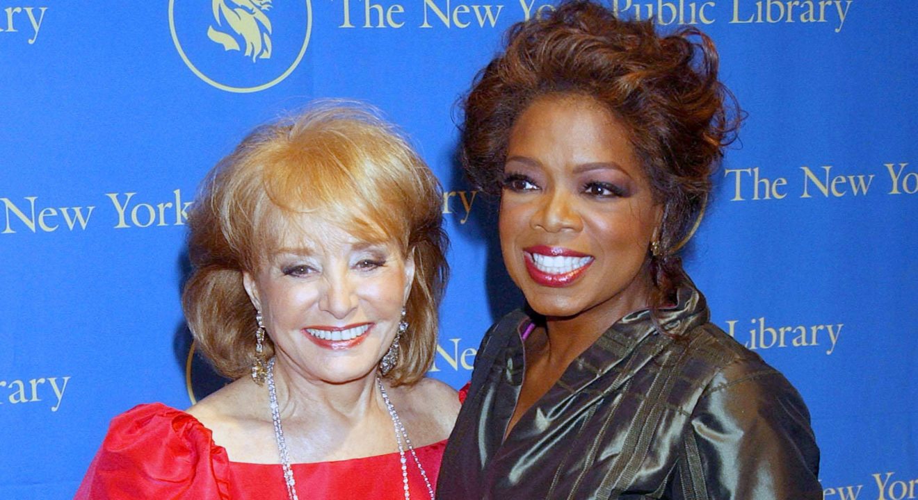 Barbara Walters and Oprah Winfrey