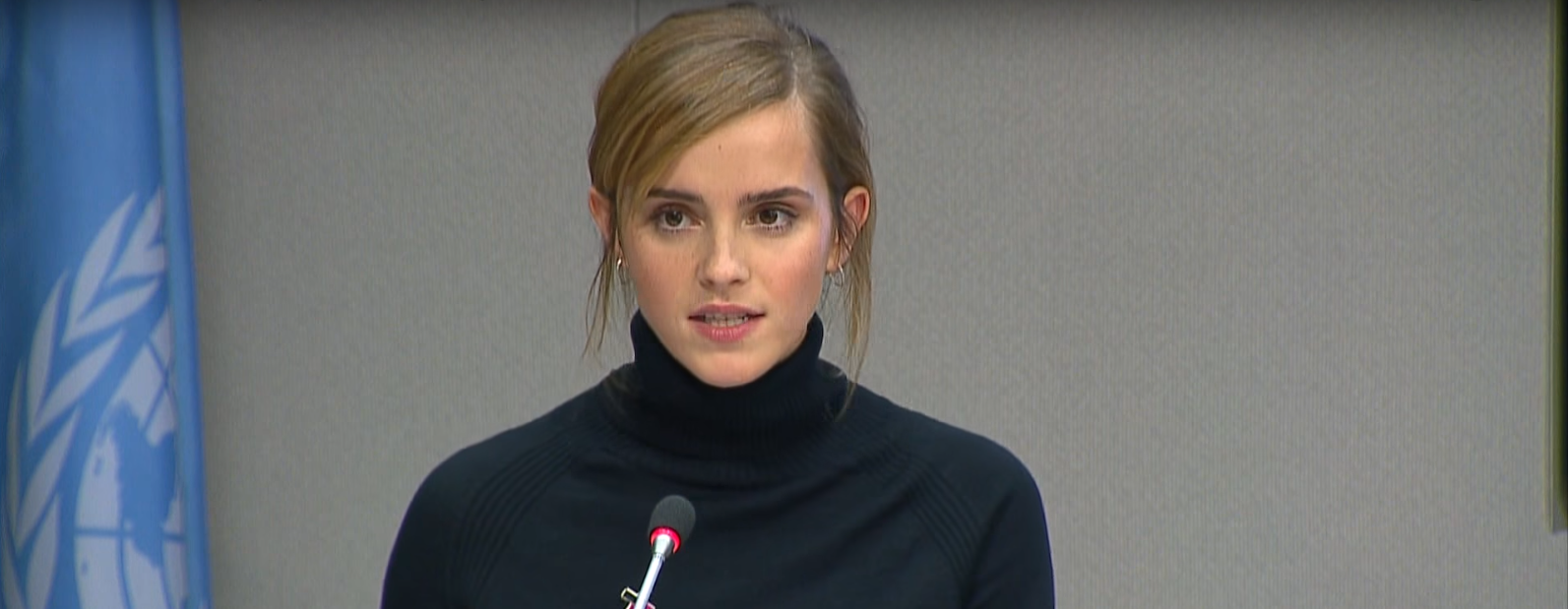 Emma Watson speaking for the U.N., 2016 on HeForShe campaign.