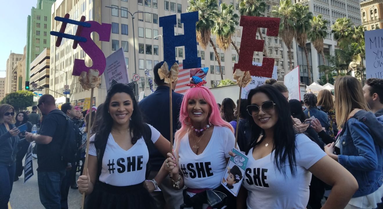 Entity reports live at the LA Women's March