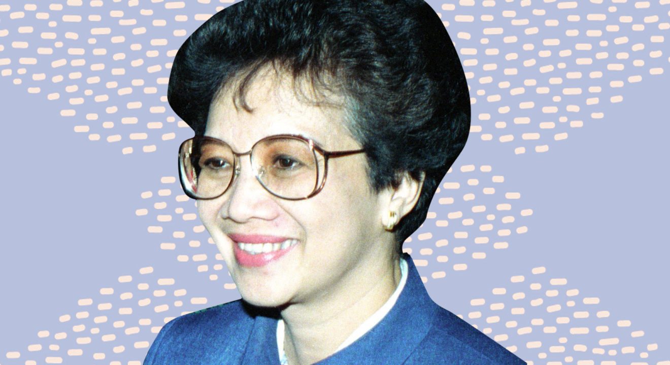 Entity explores the life of Corazon Aquino, one of the famous women in history.