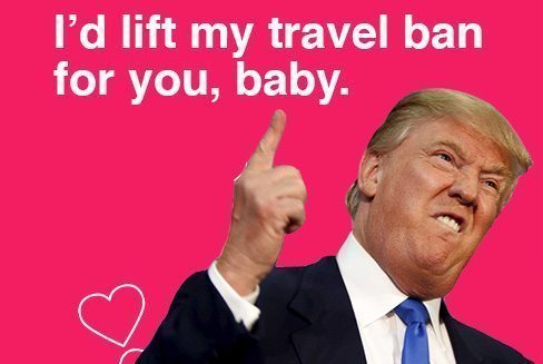 Entity reports on ridiculous Donald Trump Valentine's Day cards that could make you laugh and maybe cry.