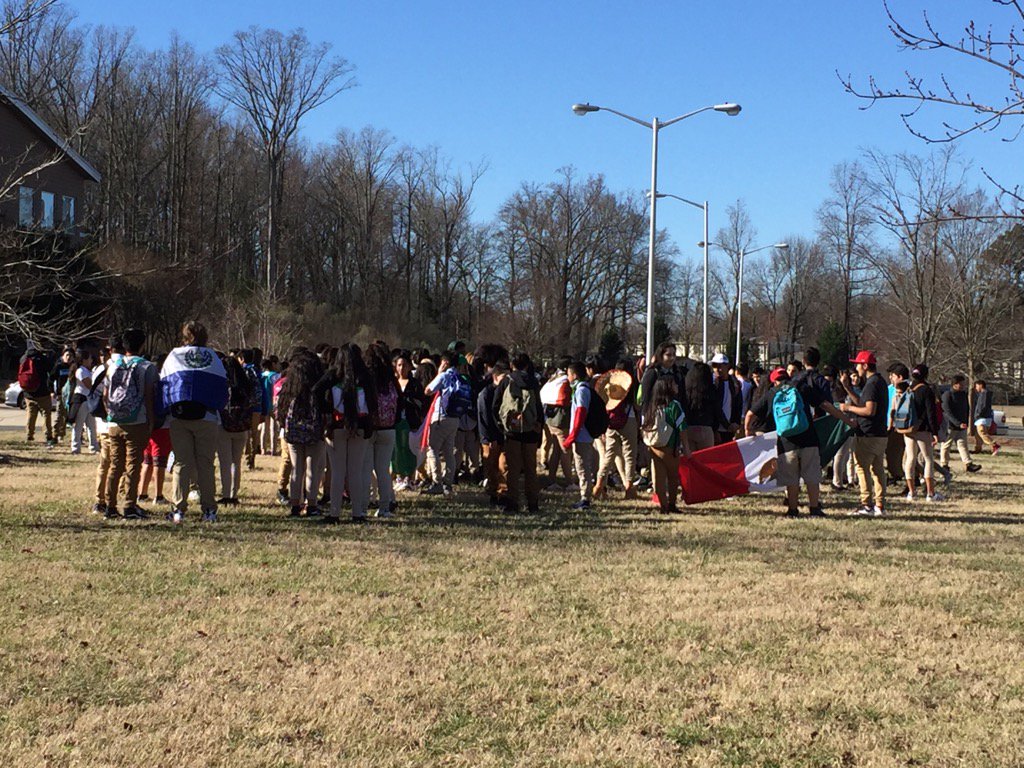 Entity reports that NC children continue to protest Trump and his immigration policies, with the Charlotte-Mecklenburg Schools facing second major walkout in weeks.