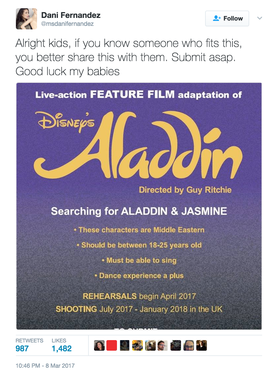 ENTITY reports on how Disney's live-action 'Aladdin' is avoiding any accusations of whitewashing.