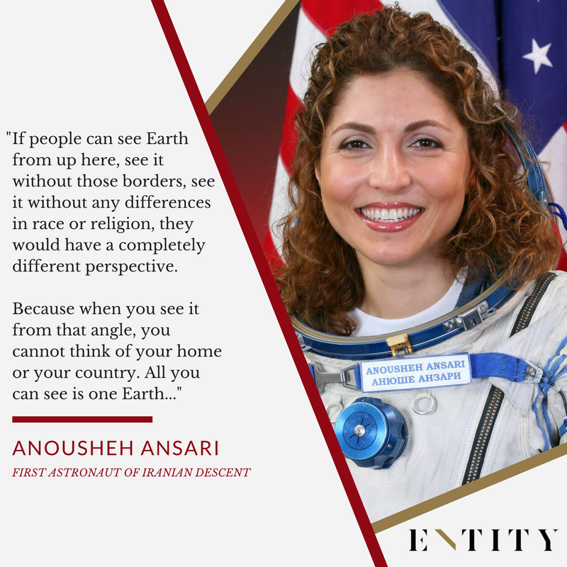 Anousheh Ansari QT on Entity