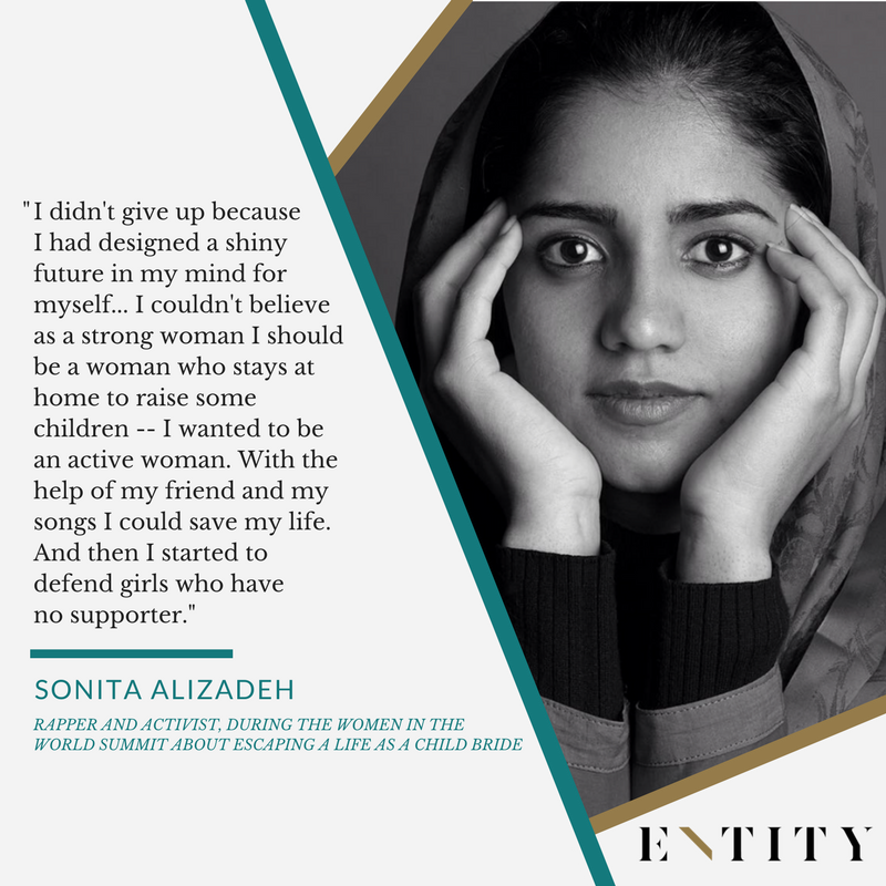 Sonita Alizadeh QT on Entity
