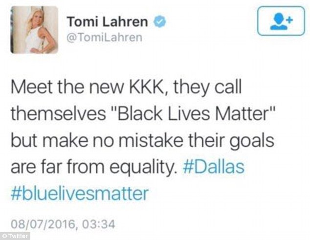 Tomi Lahren's Black Lives Matter tweet
