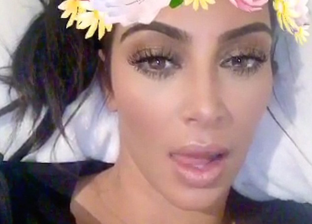 Entity discusses Kim Kardashian Snapchats