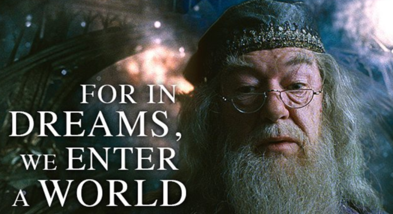 ENTITY shares Dumbledore quotes