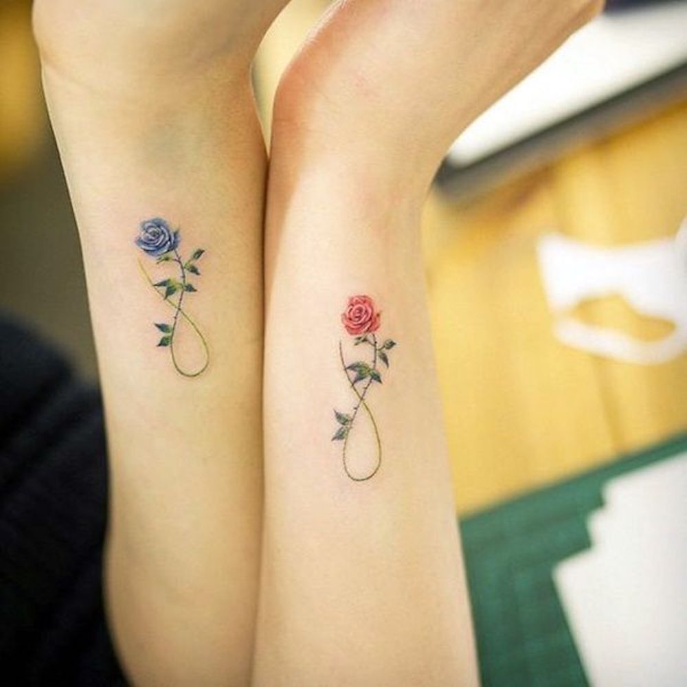 Entity shares inspiration for matching tattoos for sisters.