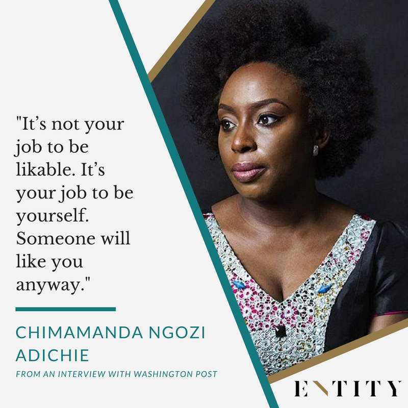 ENTITY reports on Chimamanda Ngozi Adichie quotes about feminism.