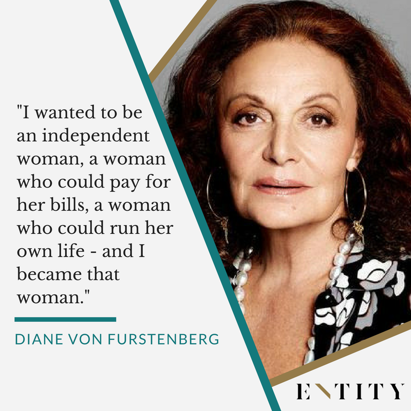 ENTITY reports on diane von furstenberg quotes about success
