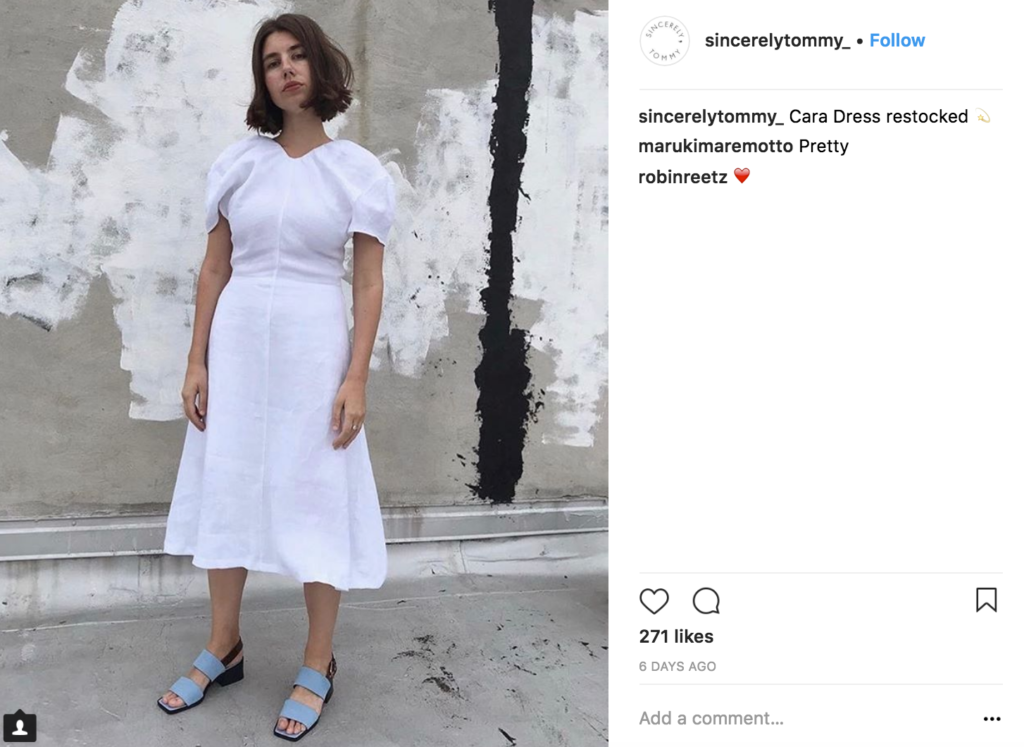 ENTITY gives 50 Instagram brands for women.