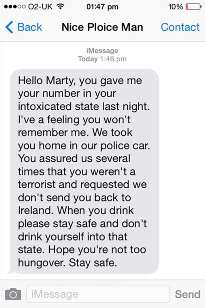 ENTITY explores funny drunk texts