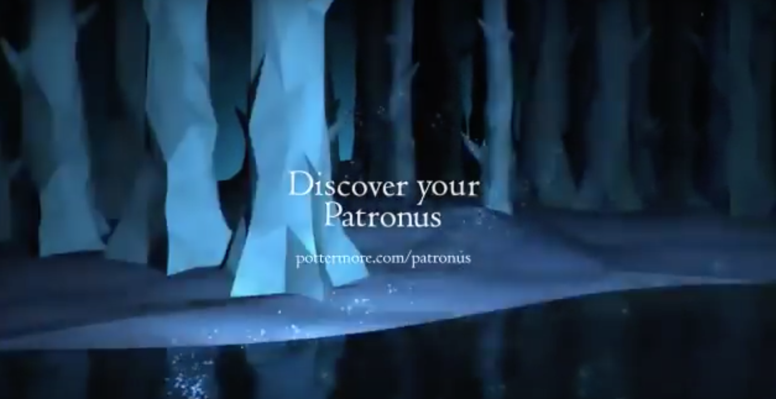 Discover your Patronus on Pottermore