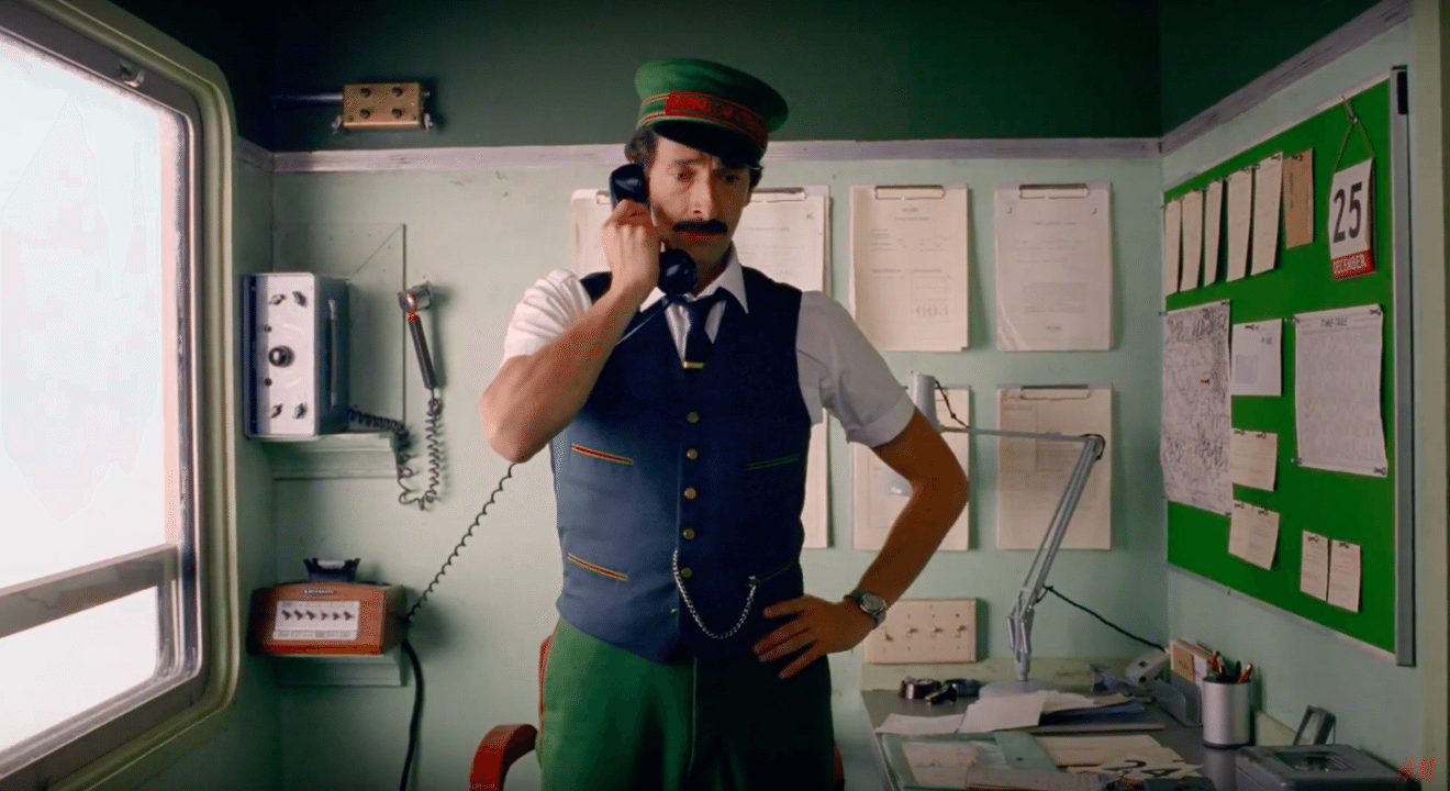 wes anderson h and m ad