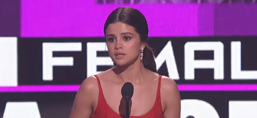 Entity reports on Selena Gomez's powerful speech at AMAs.