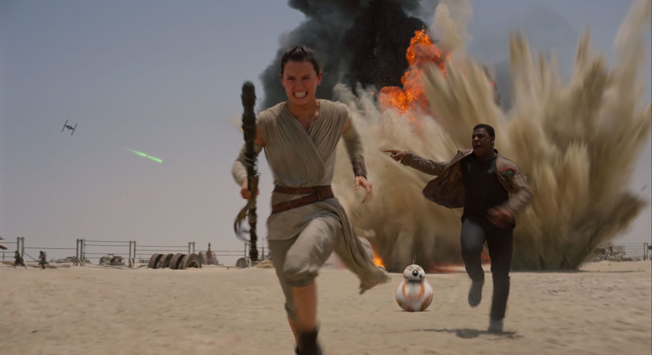 ENTITY's shares an explosion scene from "Star Wars - The Force Awakens."