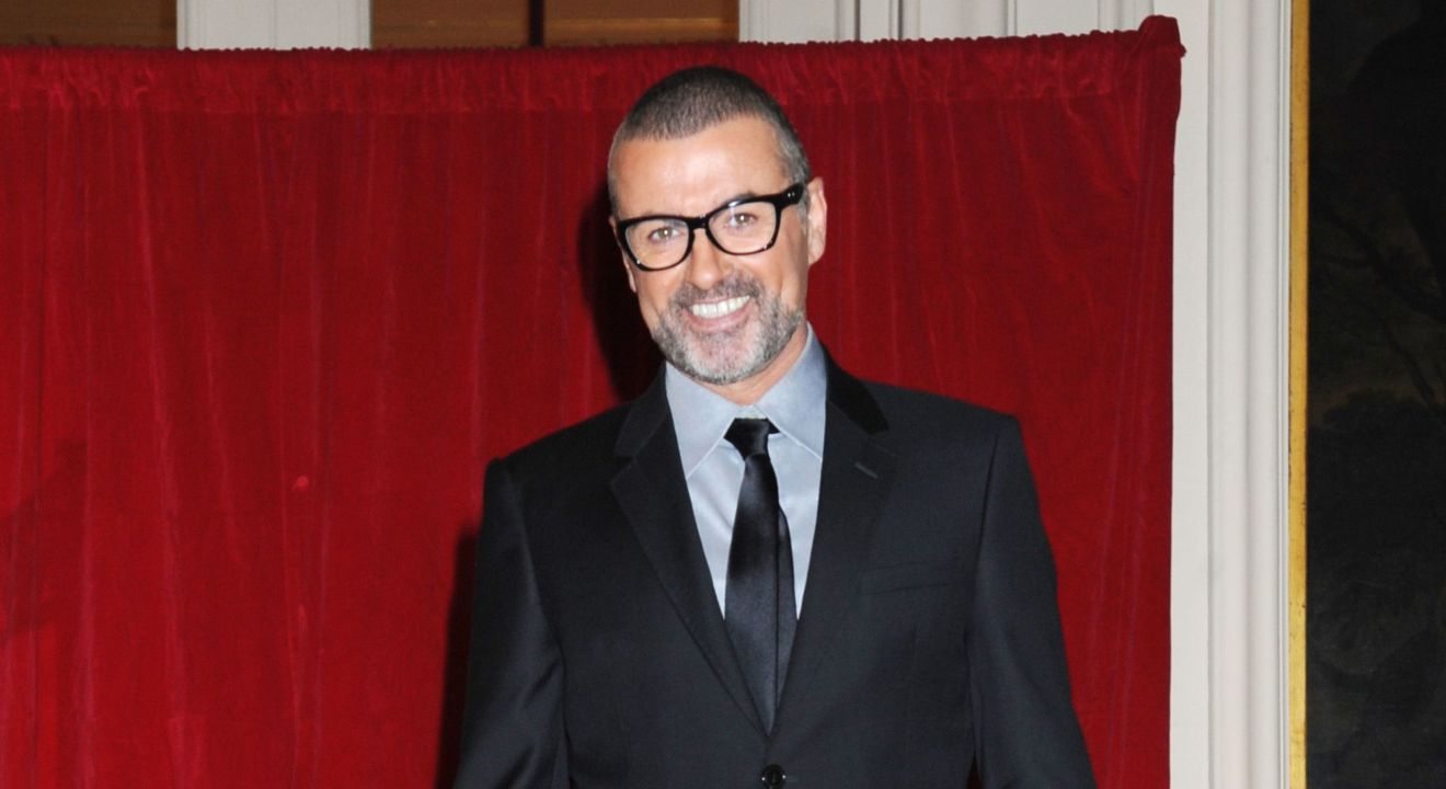 George Michael at a press conference to announce the 'Symphonica', European Orchestral tour in London, Britain, shown on ENTITY