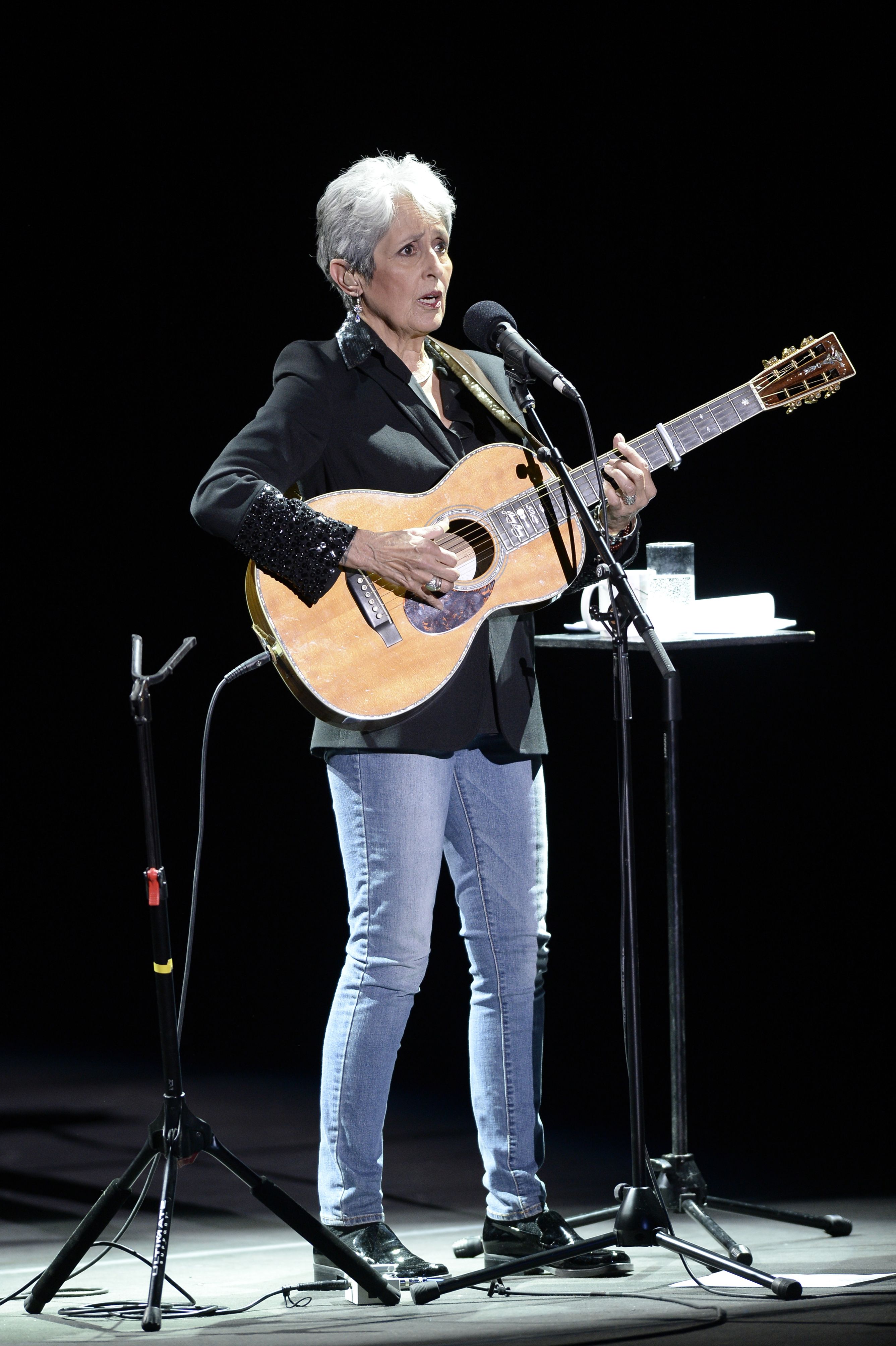 Joan Baez in concert. Photo by AGF s.r.l./REX/Shutterstock 