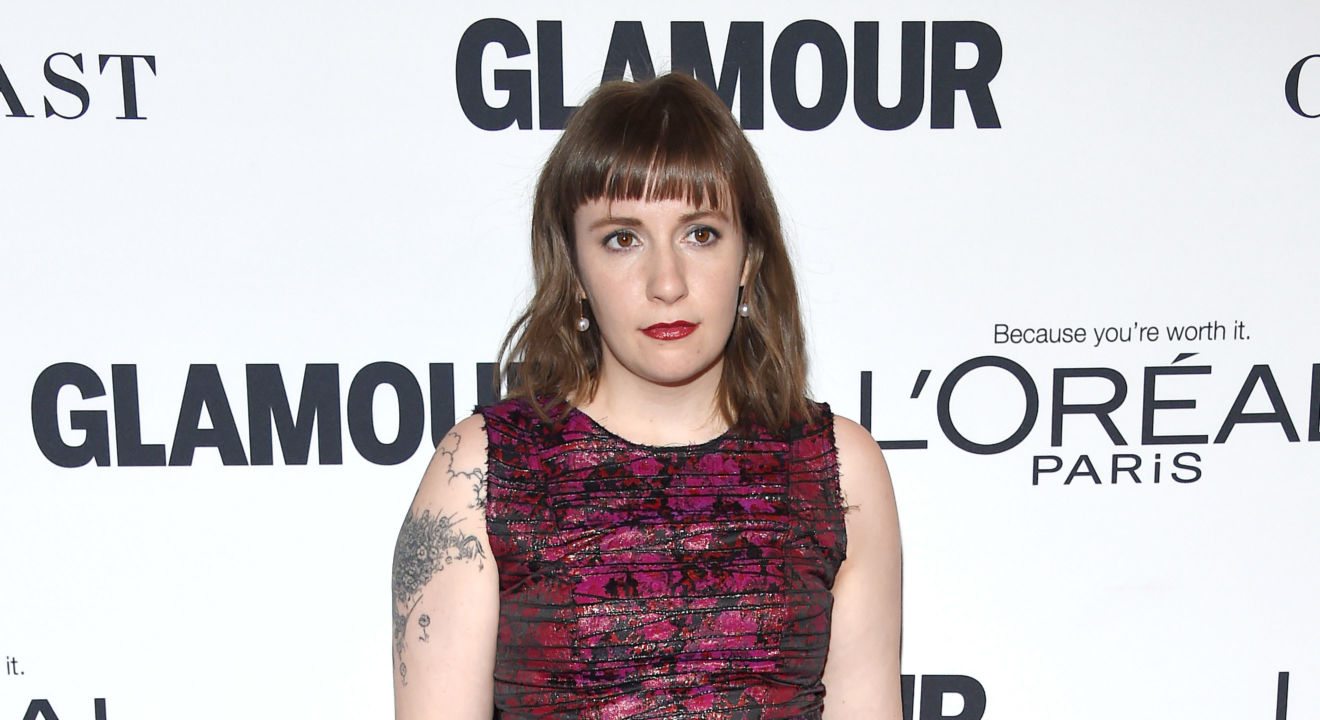 ENTITY shares Lena Dunham at an event hosted by Glamour.