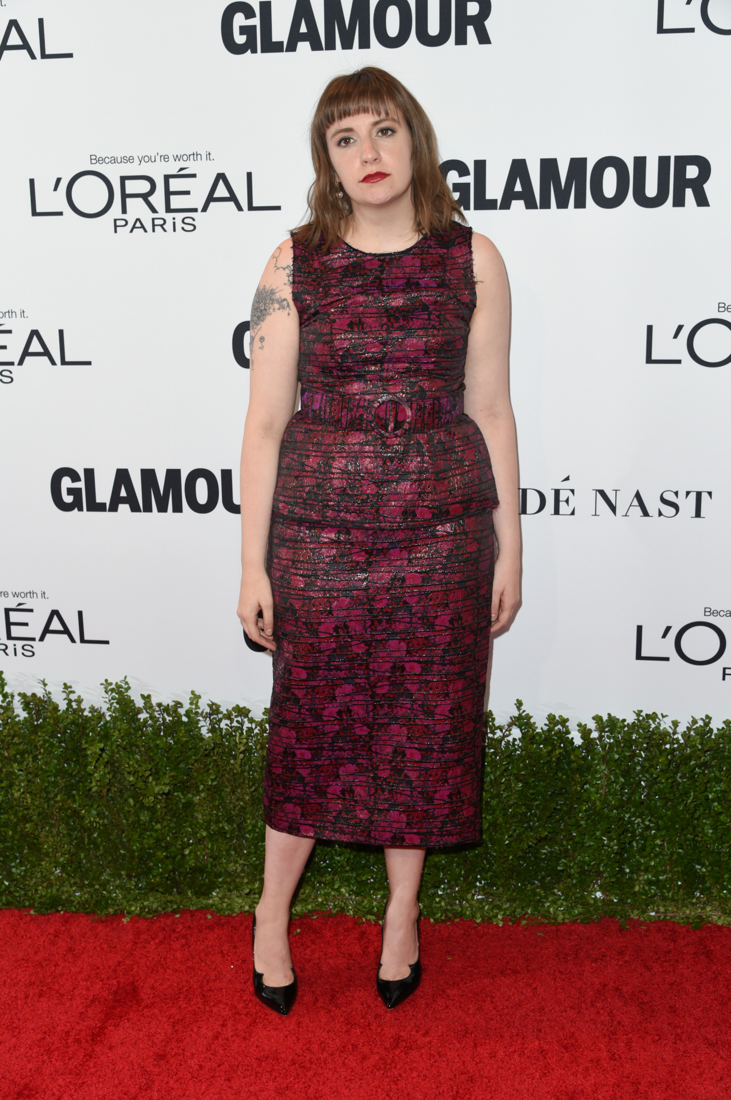 Lena Dunham at the Glamour Women of the Year party. Photo by Richard Shotwell/REX/Shutterstock 
