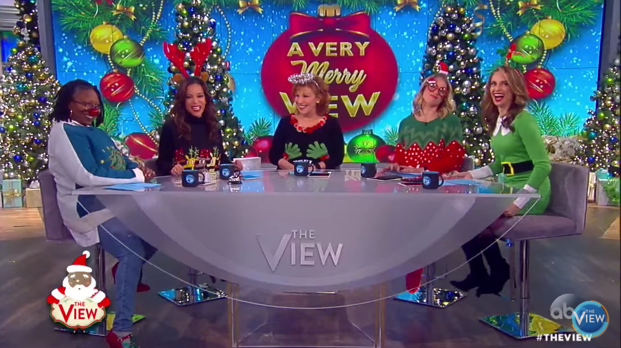 'The View' Cast 'Feel the Joy' for National Ugly Christmas Sweater Day