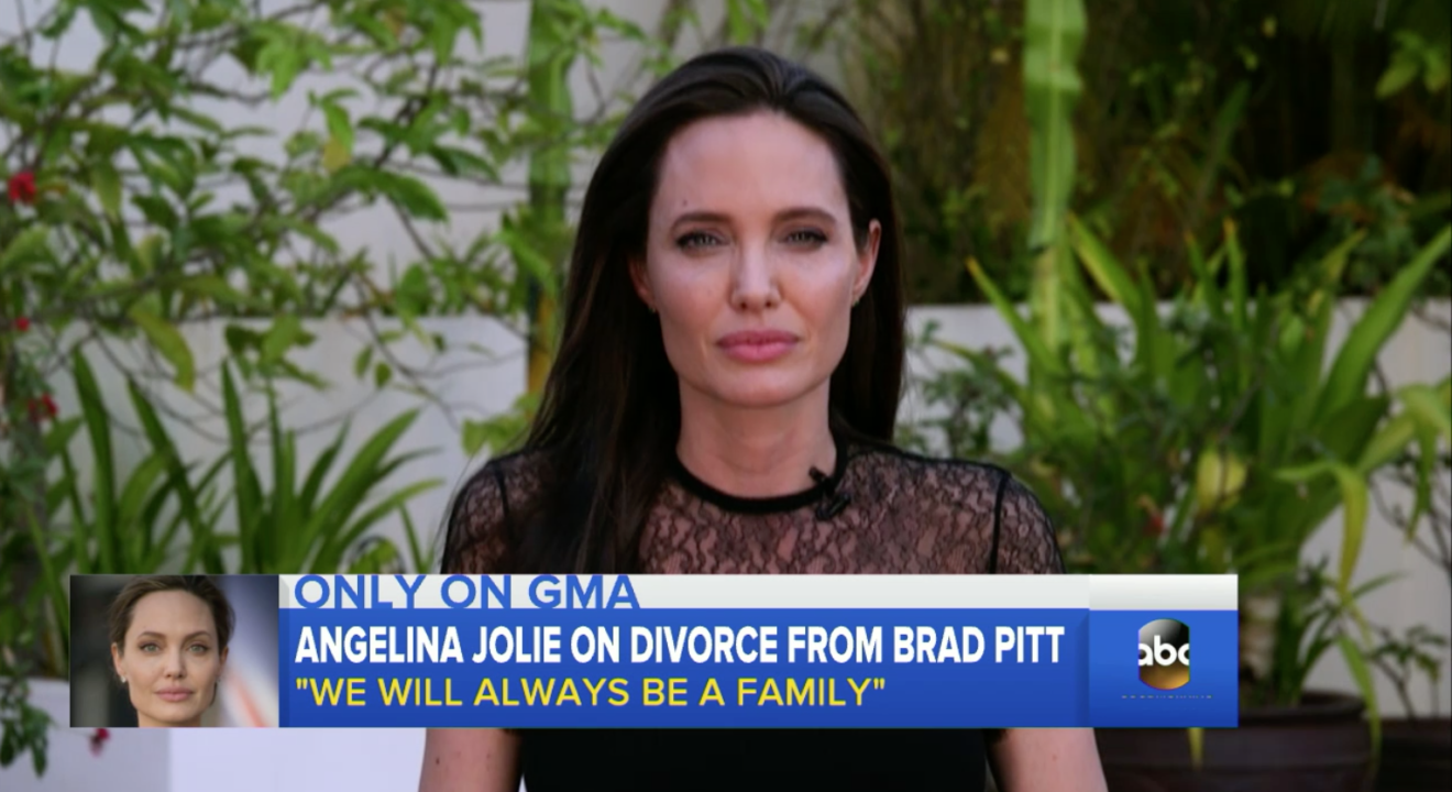Entity reports on the awkwardness of Angelina Jolie Cambodia interviews, following divorce from Brad Pitt.