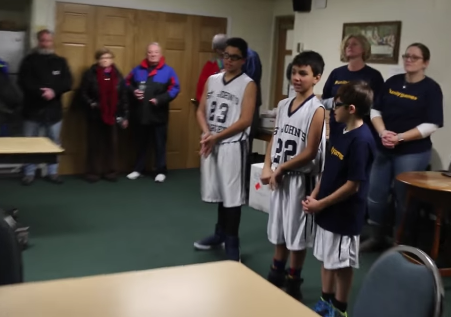 Entity reports on the heartwarming prayer after a CYO team forfeits the playoffs in the name of equality.