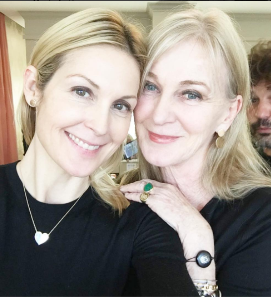Kelly Rutherford models her new jewelry line