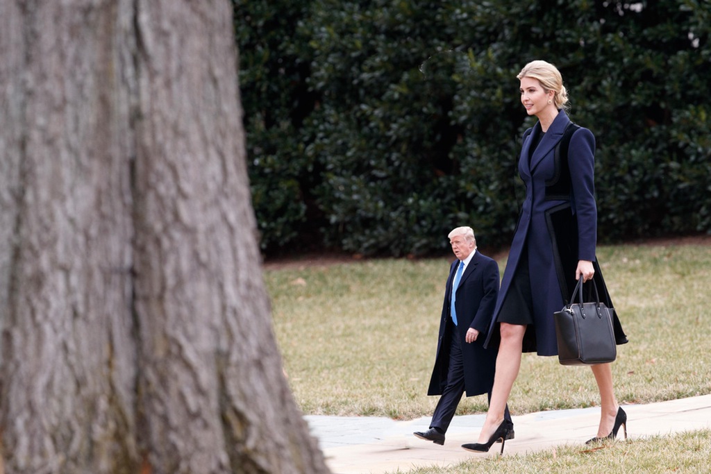  Entity shows Tiny Trump looking up to Ivanka Trump.