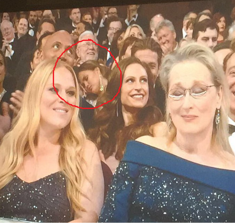 Entity reports on Chrissy Teigen sleeping through the Oscars.