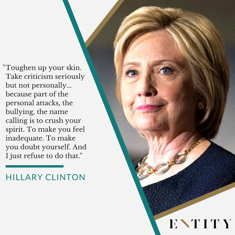 Hillary Clinton QT on Entity. 