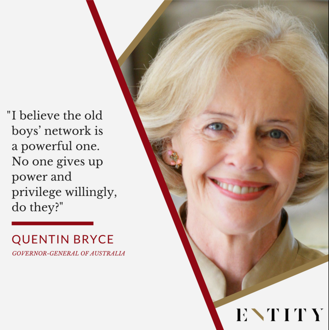 Quentin Bryce QT on Entity. 