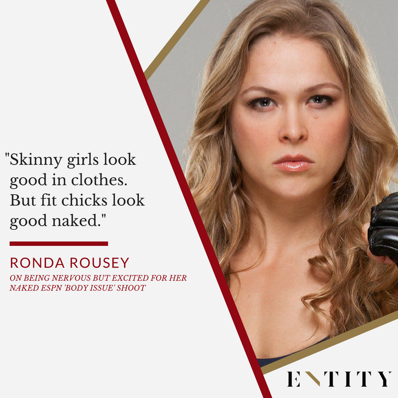 Ronda Rousey on her naked Photoshoot