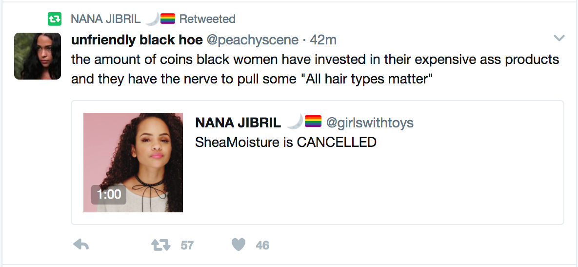 Black women hair commercial sets Twitter on fire, Entity reports.