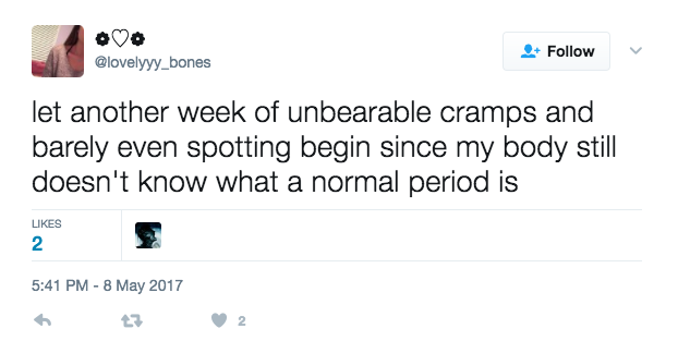Entity shares why you shouldn't ignore abnormal period symptoms like painful periods or having cramps but no period.