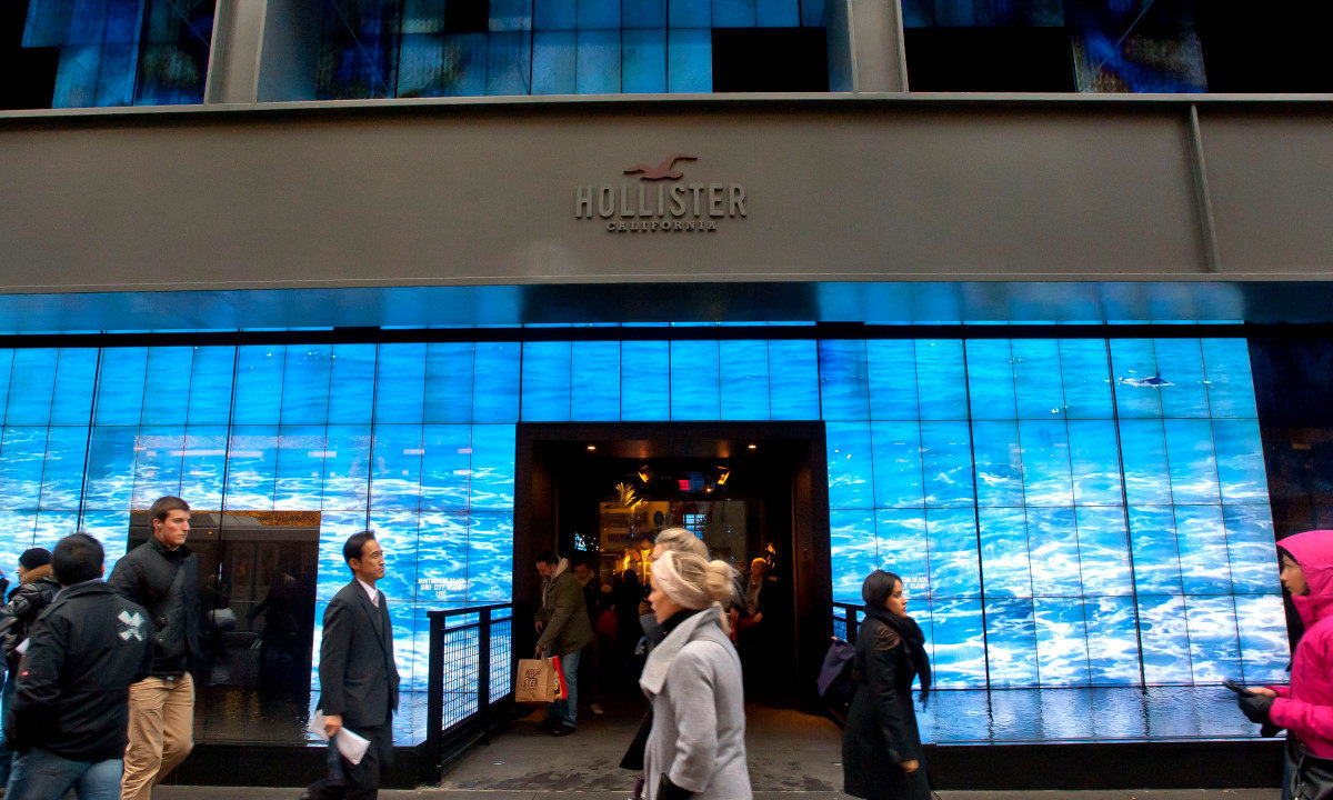Hollister store on 5th Avenue in New York