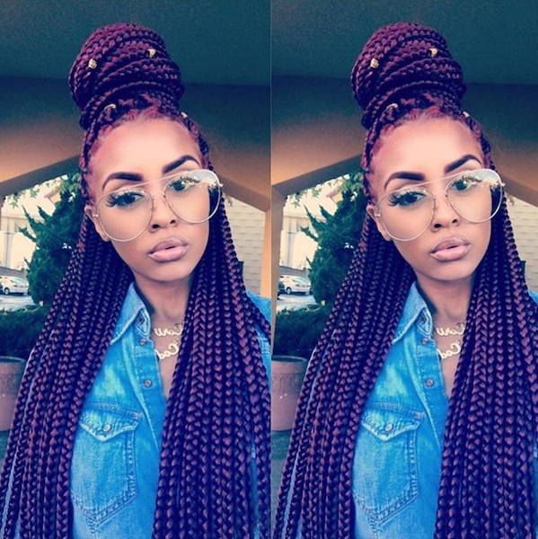 Different Box Braids Styles