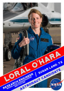 female astronauts O'Hara ENTITY