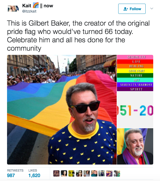 Gilbert Baker: 5 Fast Facts You Need to Know