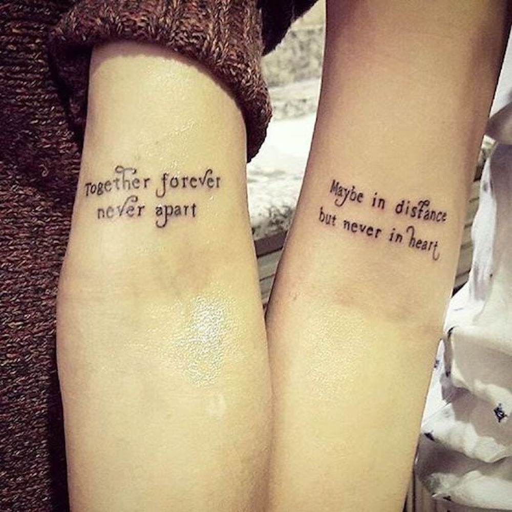 Sister Tattoo Quotes Meaningful QuotesGram