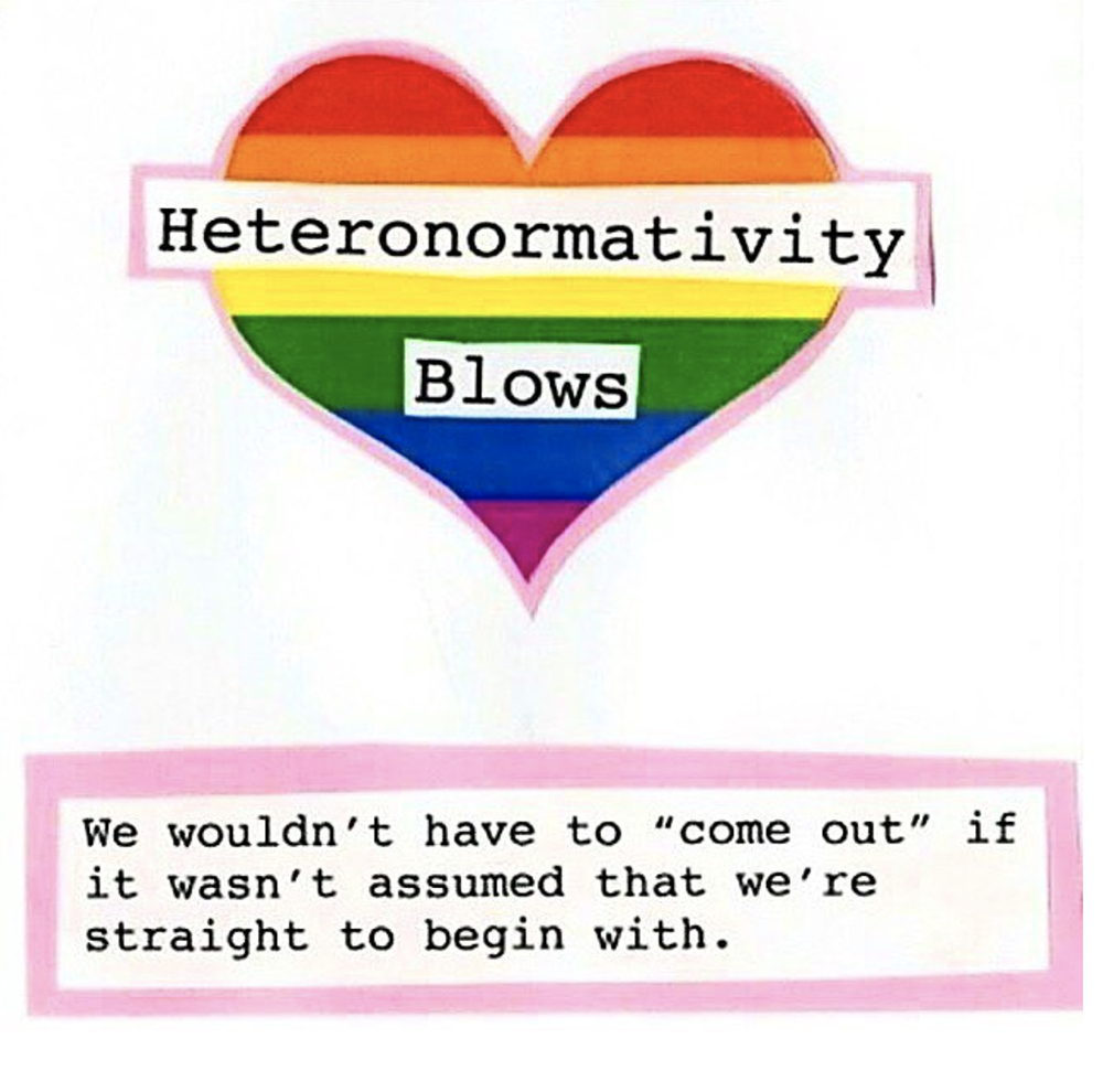 Entity discusses heteronormativity