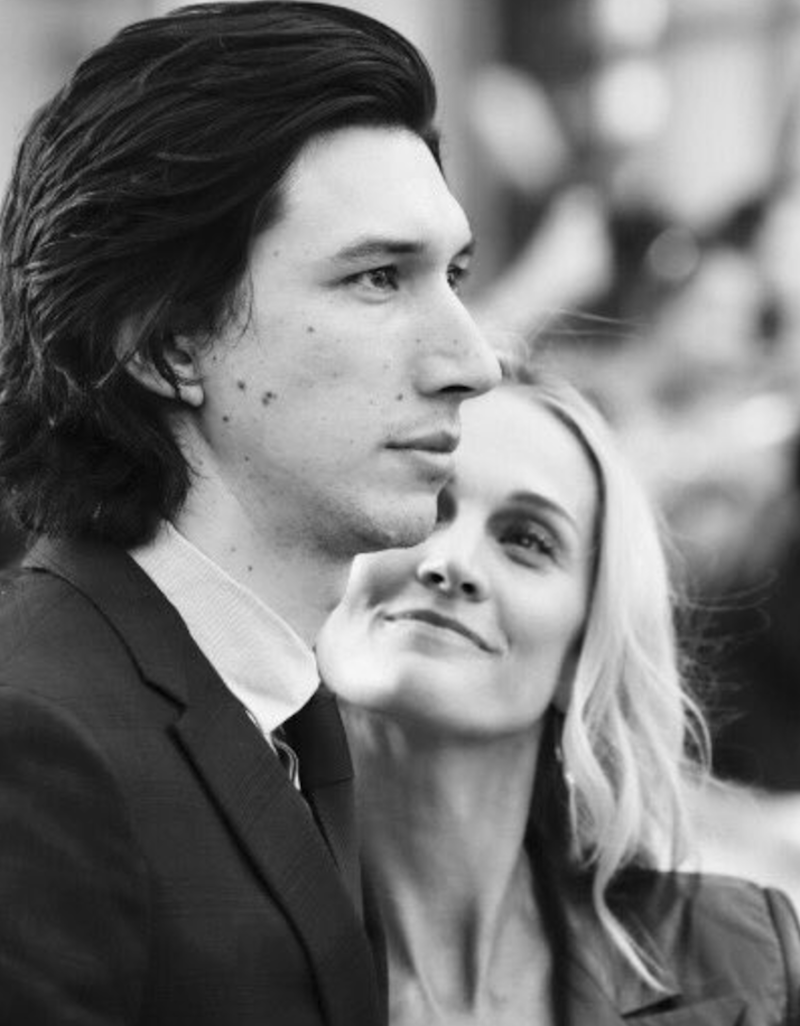 ENTITY reports on Adam Driver and Joanne Tucker.
