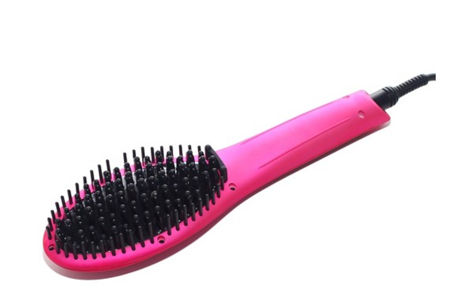 ENTITY shares brush that straightens hair