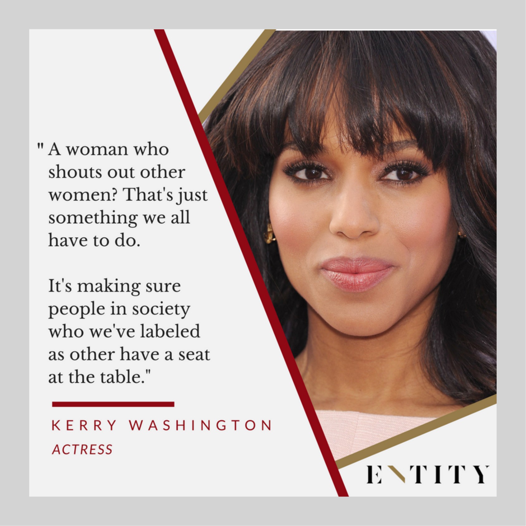 These Kerry Washington Quotes Call out for Diversity in the Film Industry