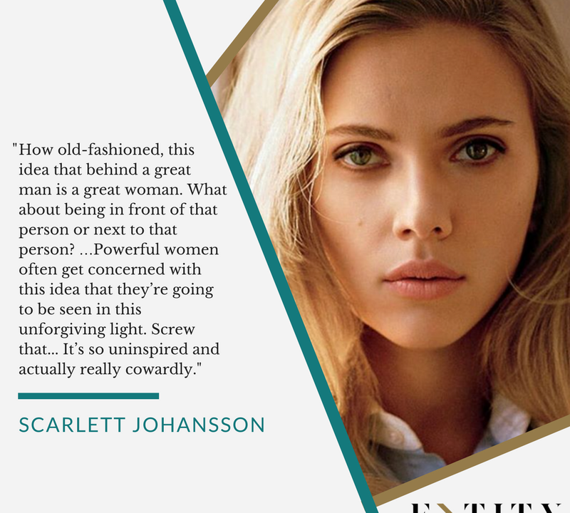 ENTITY reports on scarlett johansson quotes about being a model