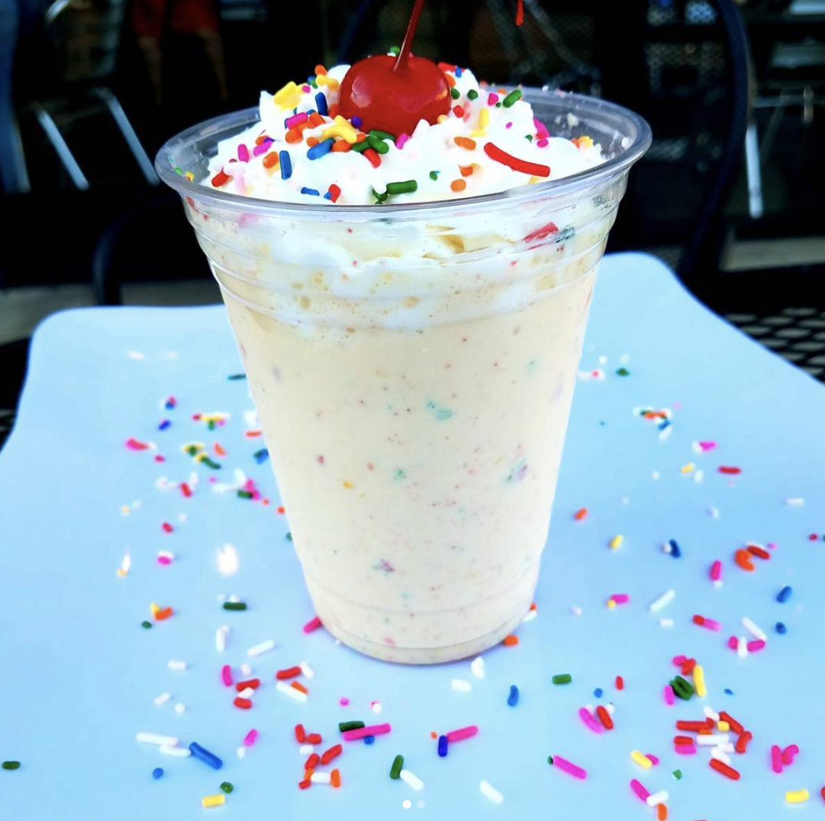 ENTITY birthday cake milkshake