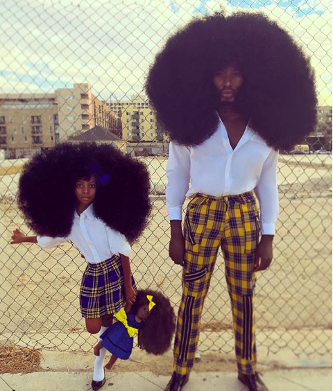 ENTITY shares story of Benny Harlem and Jaxyn Harlem who are embracing their big natural hair